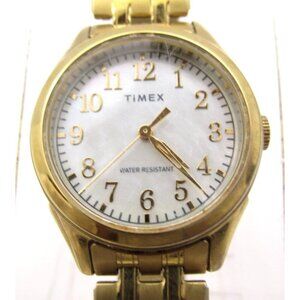 Women Timex Quartz 30m WR Analog mm Round Watch (H752) "New Battery"